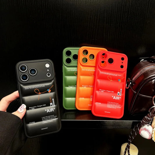 Luxury Sneakers Down-Filled Phone Case For iPhone