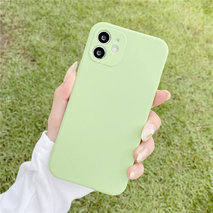 Ultra Thin Shockproof Silicone Phone Case For iPhone