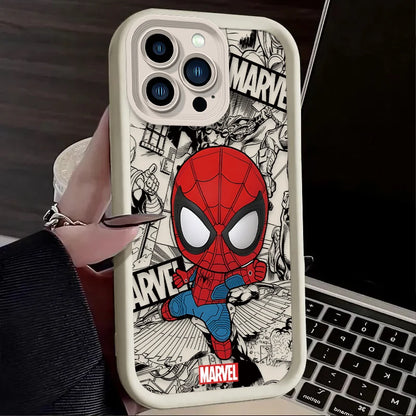 Marvel Spider Man Silicone Case For iPhone