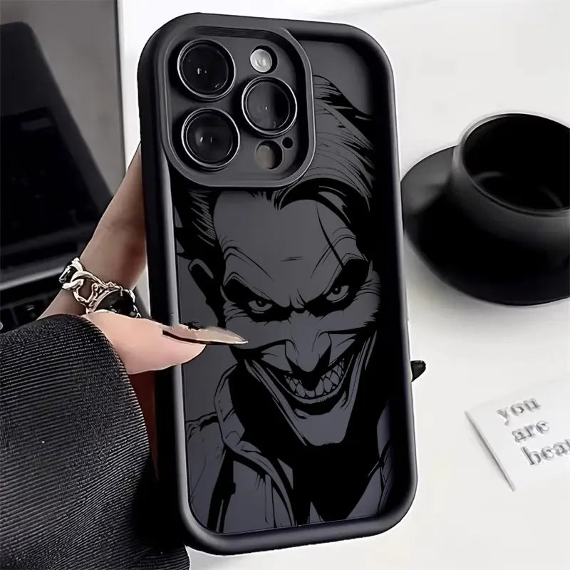 Smiling Jokers Marvel Silicone Case For Apple iPhone