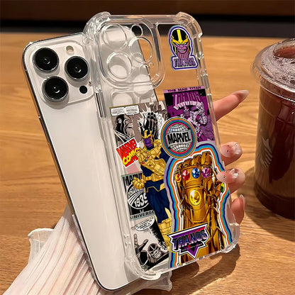 Retro Marvel Super Heroes Phone Case For iPhone