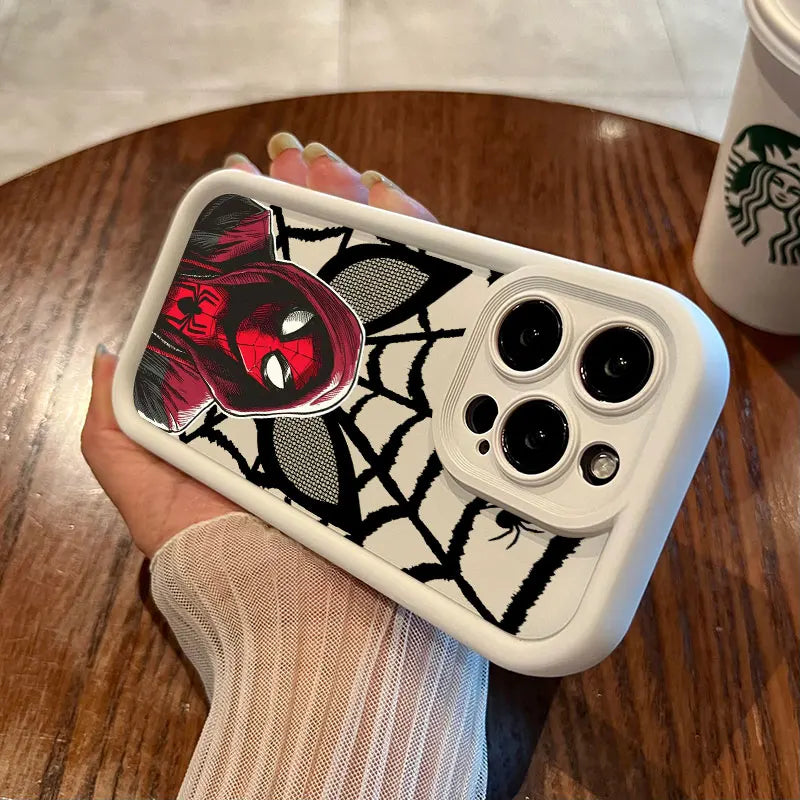 Marvel Spiderman Miles Morales Heroes Silicon Case For Apple iPhone