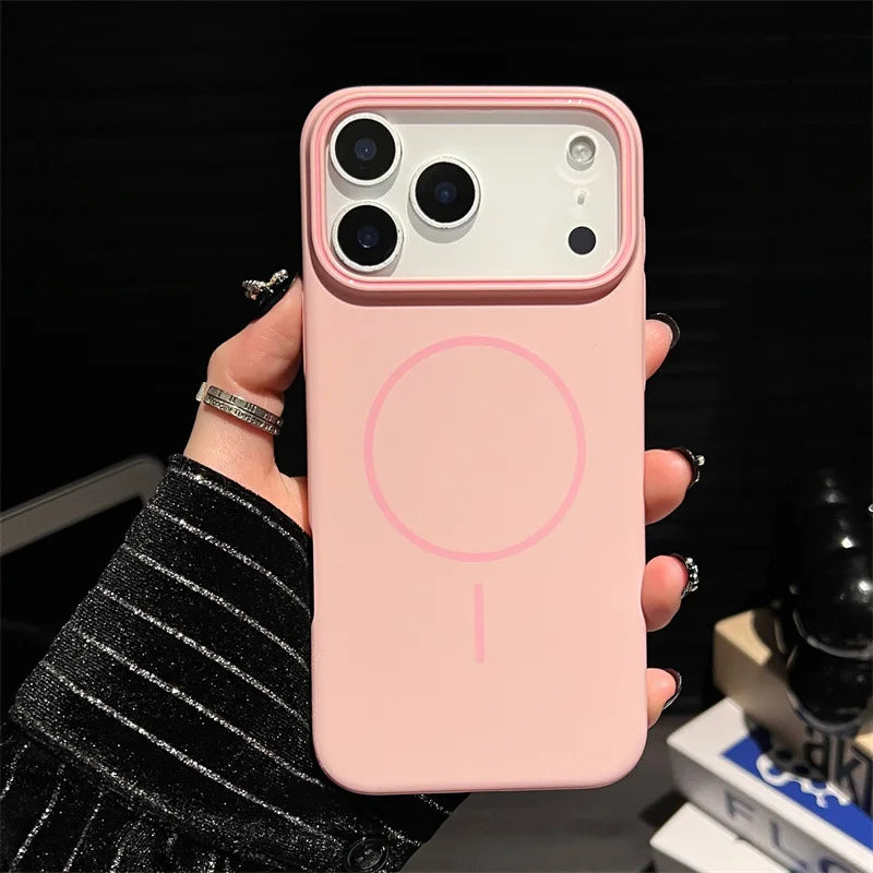 Luxury Solid Colors Magnetic Phone Case For iPhone Air