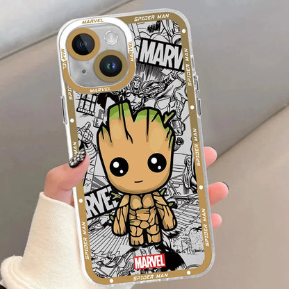 Marvel Spider Man Superhero Comic Style Phone Case For iPhone
