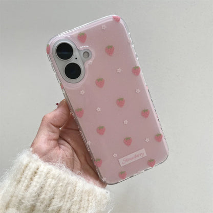 Pink Rose Flower Bracelet Pendant Phone Case