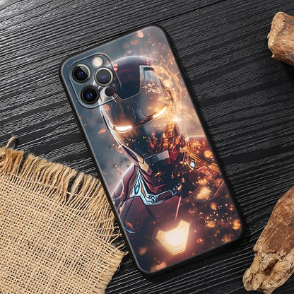 Marvel Iron Man Case For iPhone Protect Soft Funda
