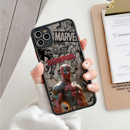 Marvel Comics Deadpool Matte Translucent Case For iPhone
