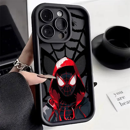 Marvel Spiderman Miles Morales Heroes Silicon Case For Apple iPhone