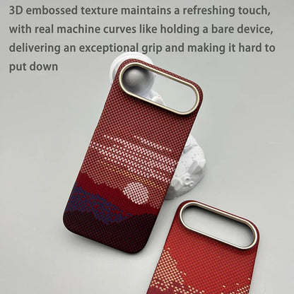 For iPhone Air Phone Case Kevlar Aramid Fiber Hard Shell Carbon