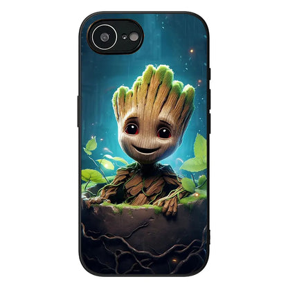 Soft Phone Cover For Apple iPhone Groot Marvels