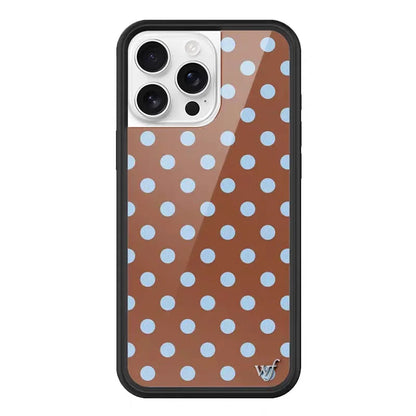 Wildflower Luxury Polka Dots Phone Case For iPhone