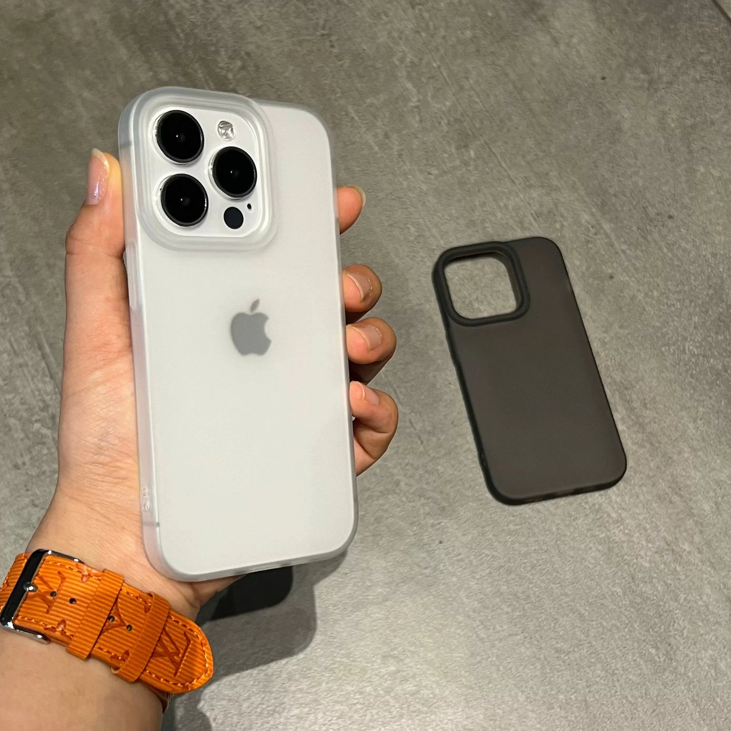 Luxury Matte Soft Silicone Phone Case For iPhone