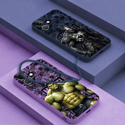 Case For iPhone Soft Cover Marvel The Hulk Venom