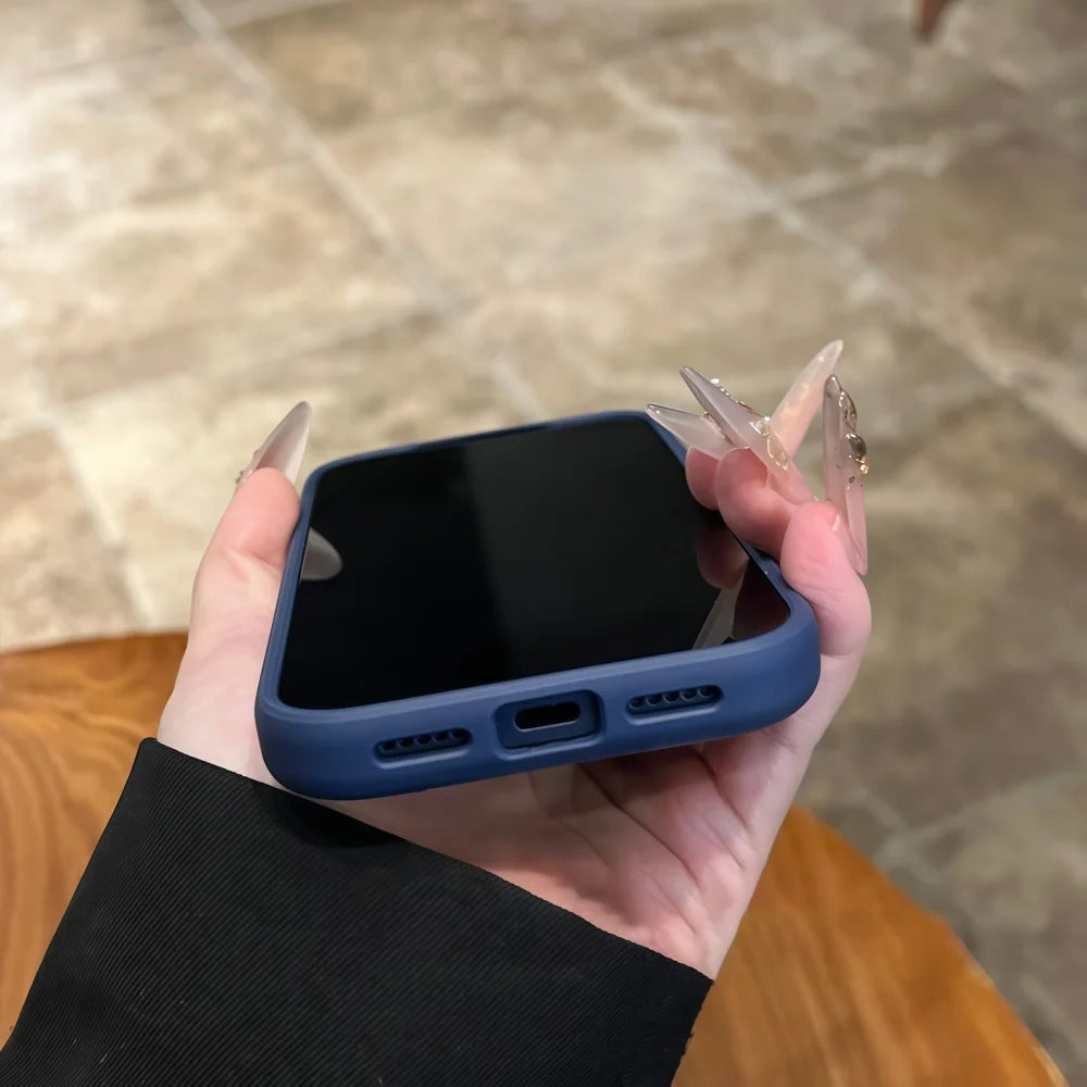 Intelligent Camera Touch Button Crystal Clear Phone Case For iPhone