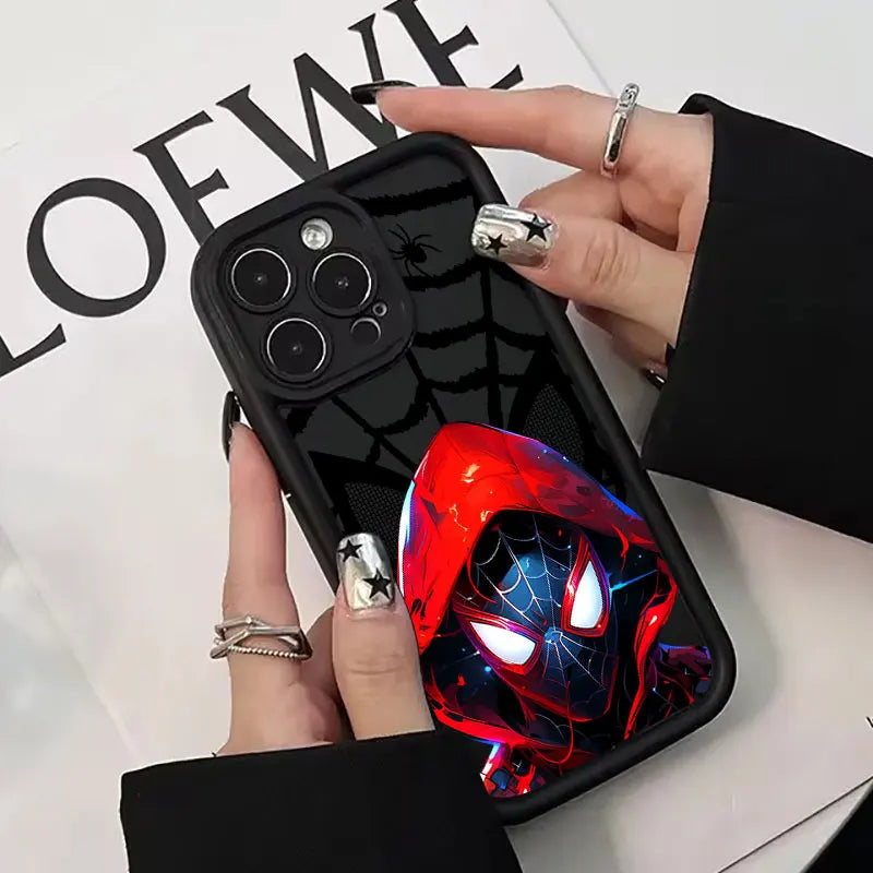 Marvel Spiderman Miles Morales Heroes Silicon Case For Apple iPhone