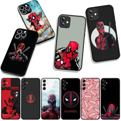 Marvel Superhero Deadpool Cover Phone Case For Apple iPhone