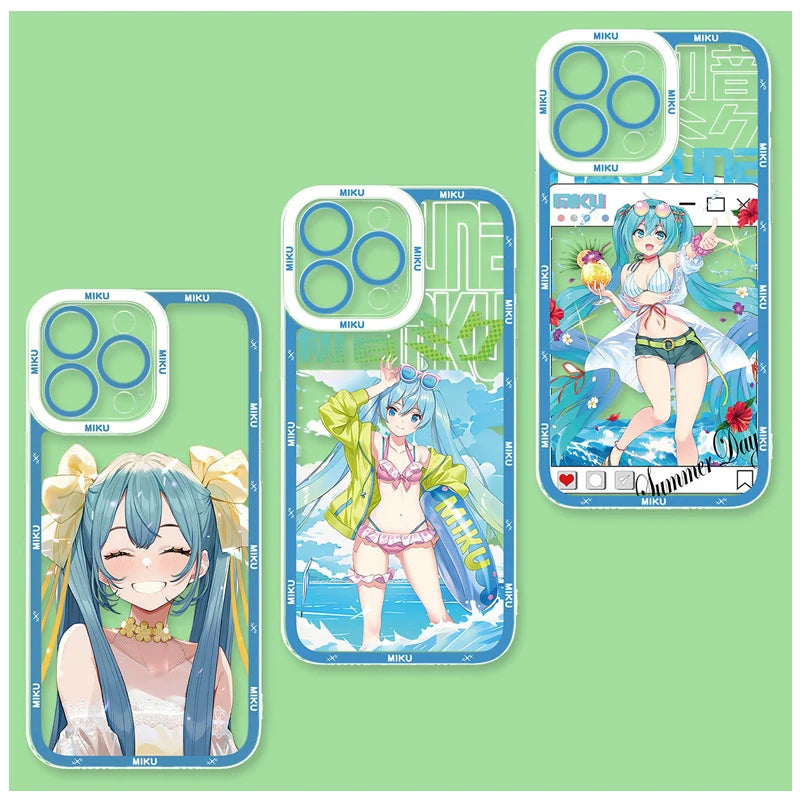 Kawaii Hatsune Miku iPhone Case