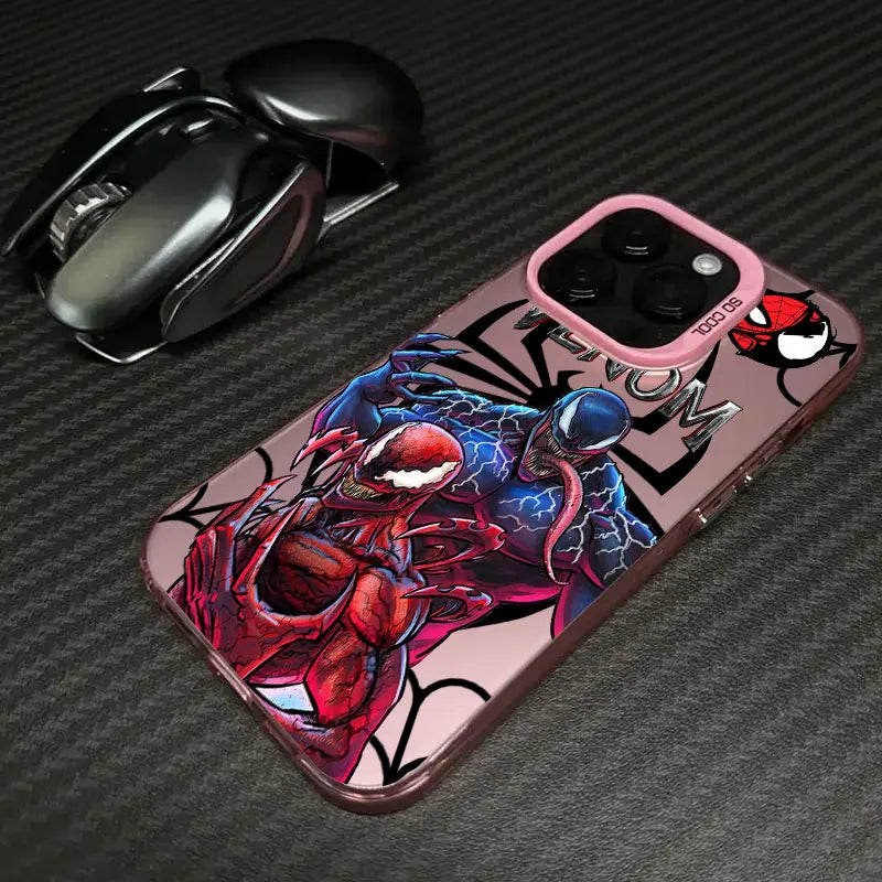 Marvel Spderman Venom Art Phone Case For iPhone