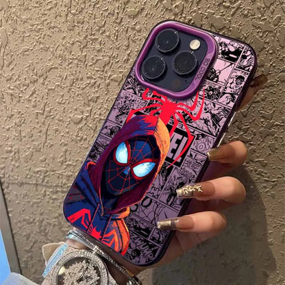 Marvel Cute Spider Men Cover For Apple iPhone Colorful Phone Case
