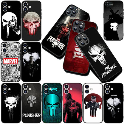 Cover For Apple iPhone The Punisher Marvel Skull