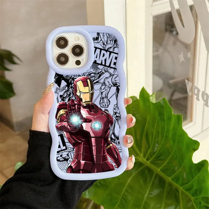 Marvel Heroes Deadpool Candy Color Phone Case For iPhone
