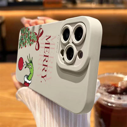 Christmas Tree Pattern Soft Phone Case For iPhone Shockproof Bumper Cover