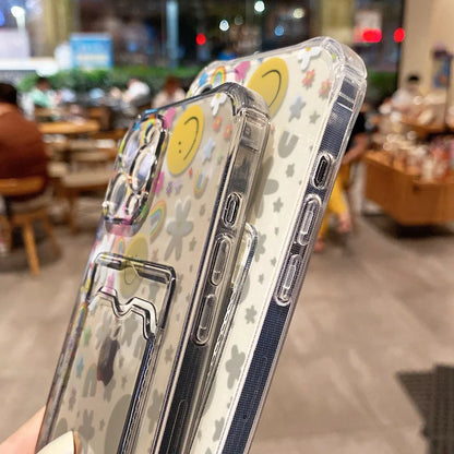 Cute Smile Transparent Phone Case For iPhone