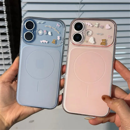 Luxury Ultra Slim Translucent Soft Silicone Phone Case For iPhone Lens Protection Matte Cover