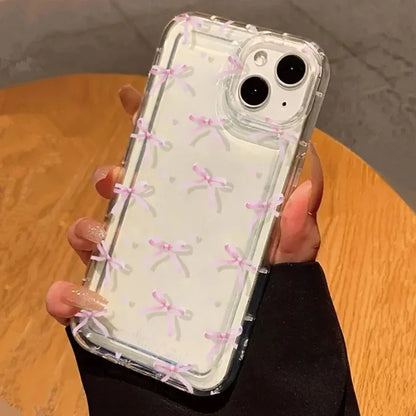 Heart Bow Phone Case For iPhone