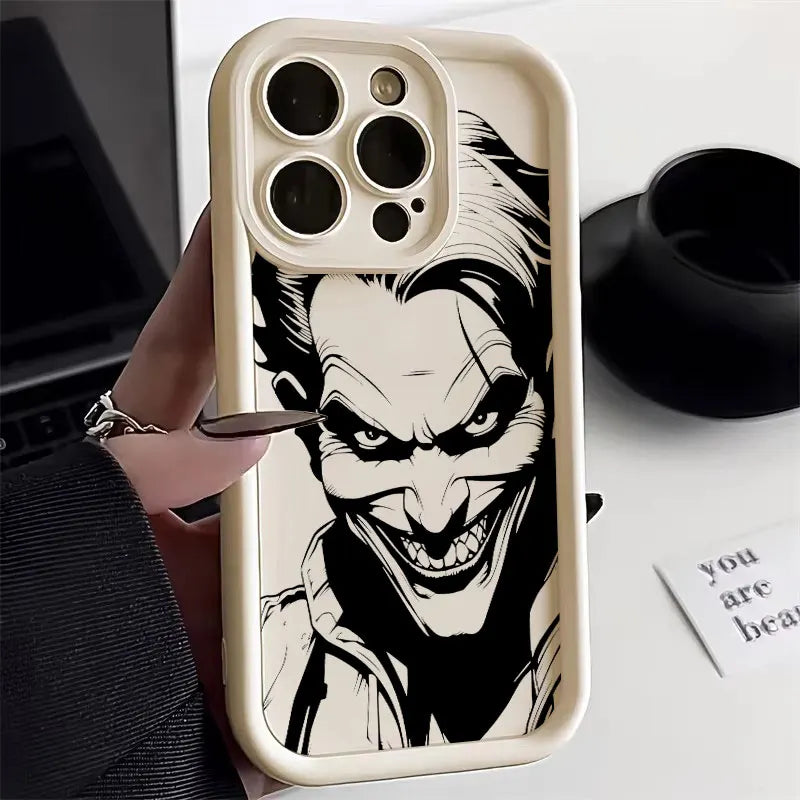 Smiling Jokers Marvel Silicone Case For Apple iPhone
