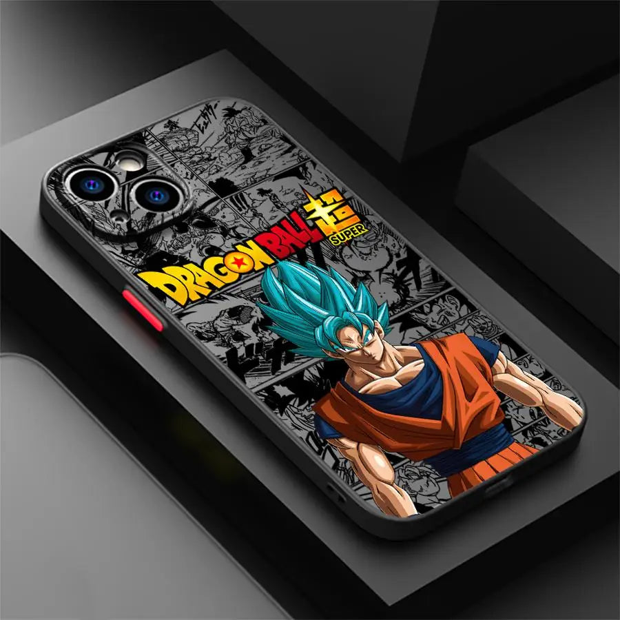 Case For iPhone Back Phone Cover Dragon Ball Saiyan 4 Son Goku