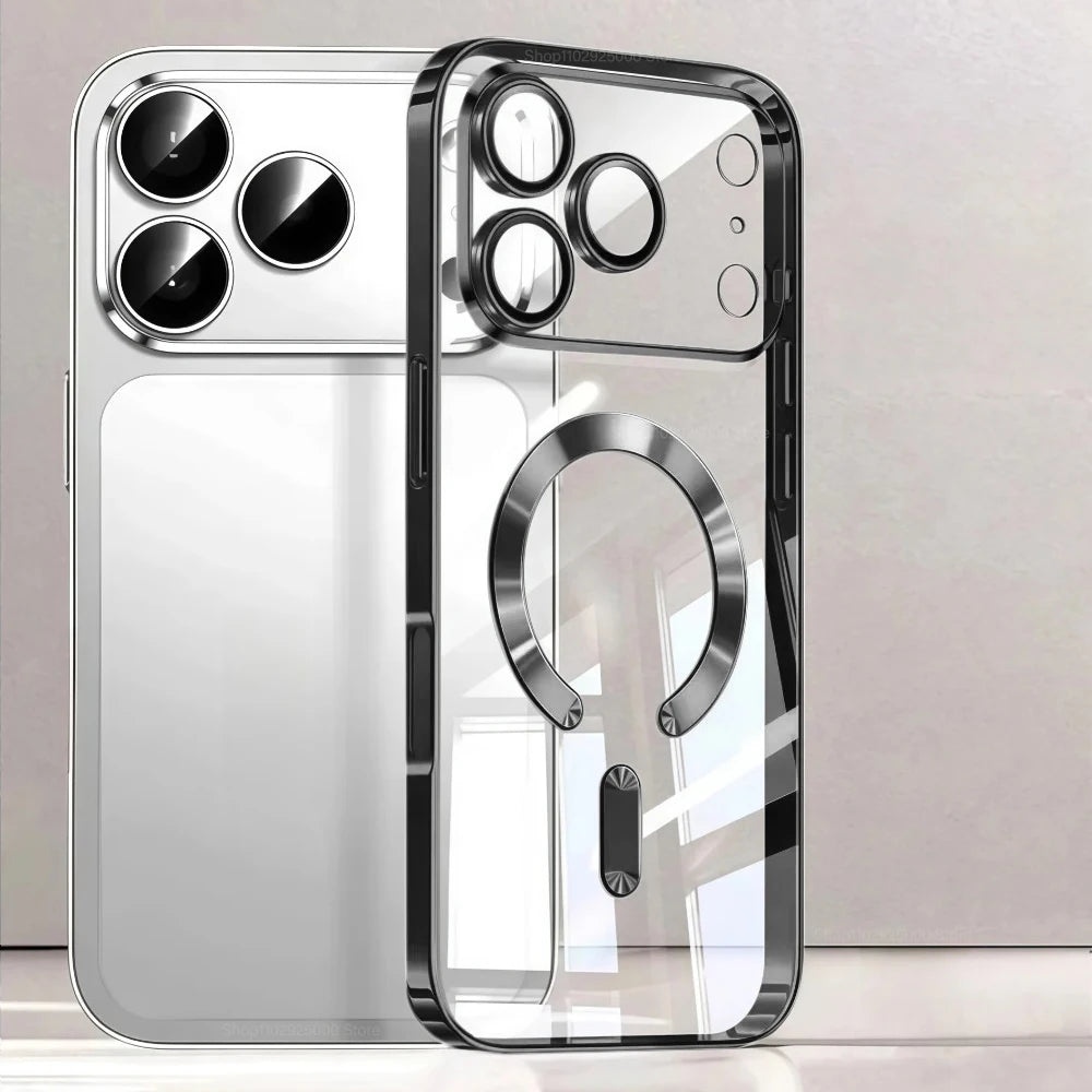 Luxury For Magsafe Magnetic Plating Phone Case For iPhone