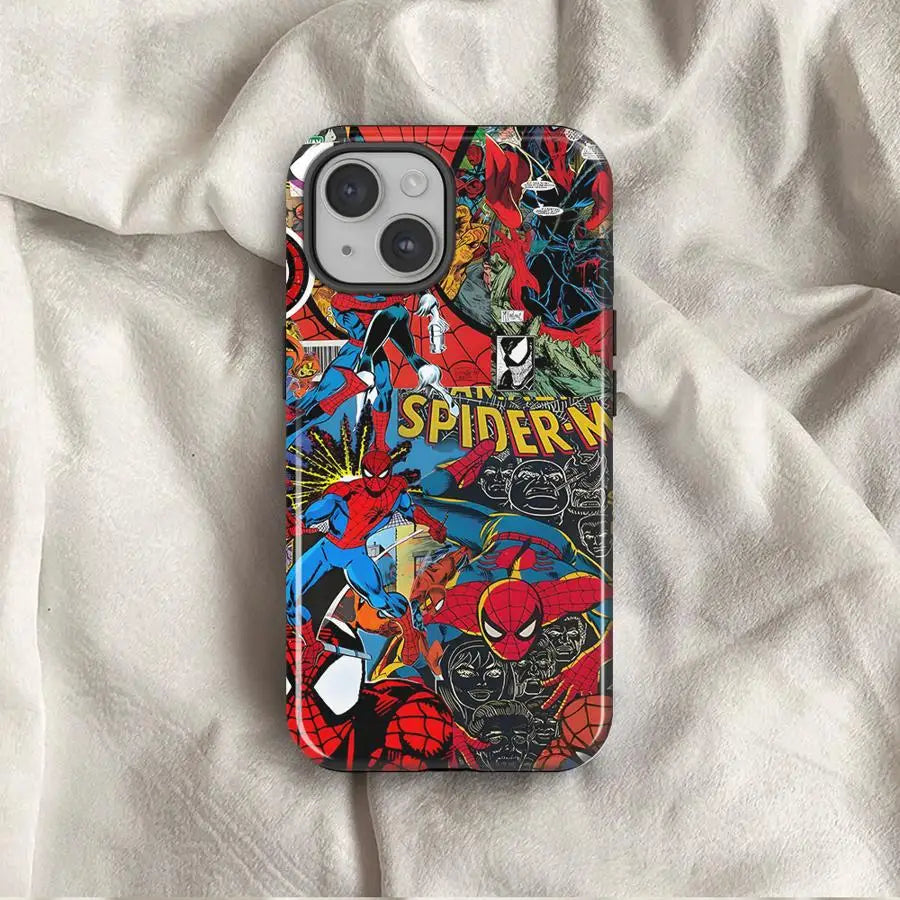 Marvel Comics Spiderman Phone Case For Apple iPhone