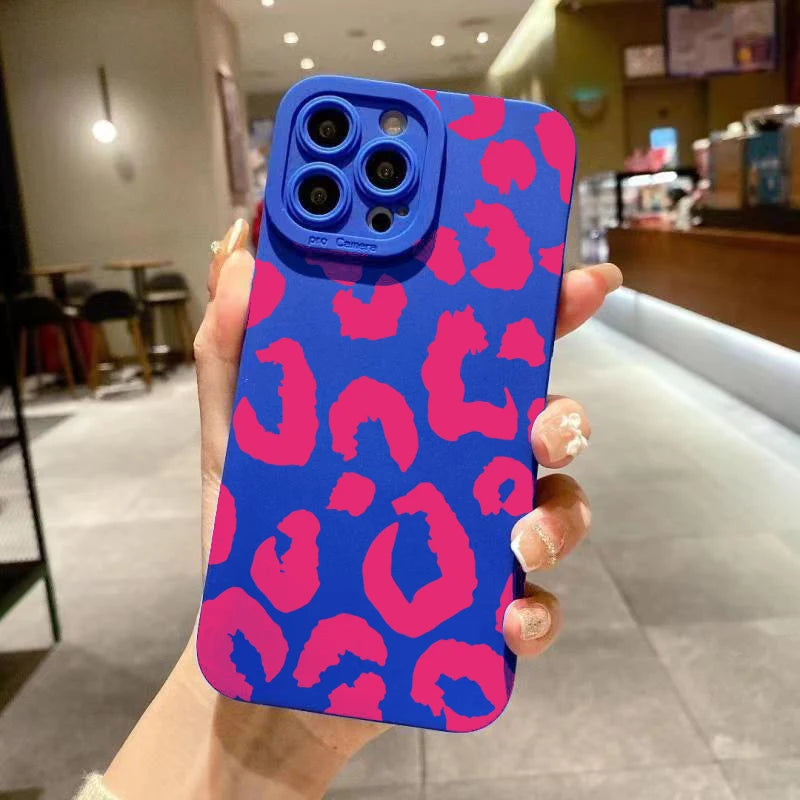 Leopard Design Camera Protective Case for iPhone
