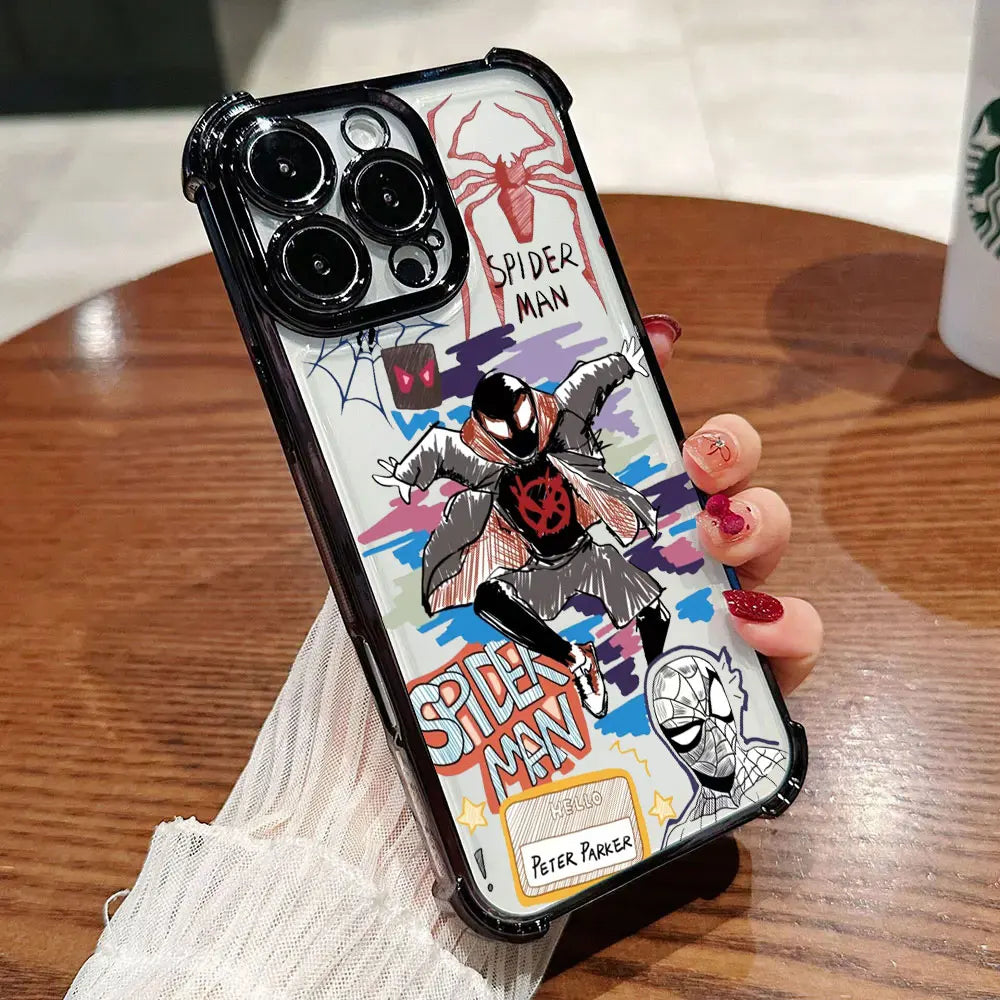 Cool Gwen Marvel Spider Man Miles Morales Phone Case For iPhone