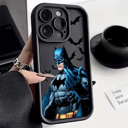 Bat Mans Marvel Bat Silicone Case For Apple iPhone