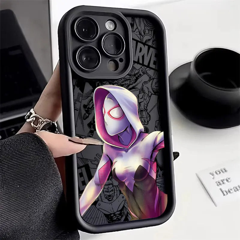 Spider Man Spider Gwen Marvel Case For Apple iPhone