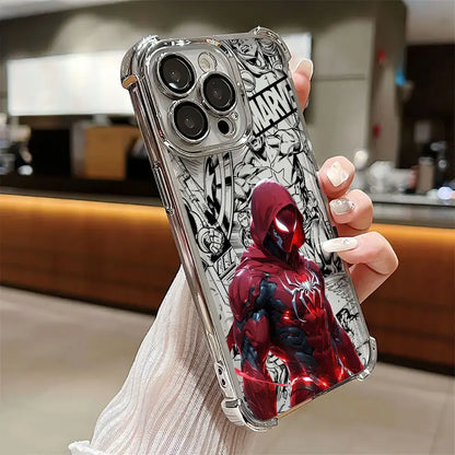 Iron Spider Man Captain America Luxury Case For iPhone