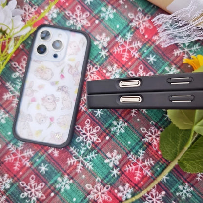 Wildflower Pigeon Rabbit Phone Case For iPhone
