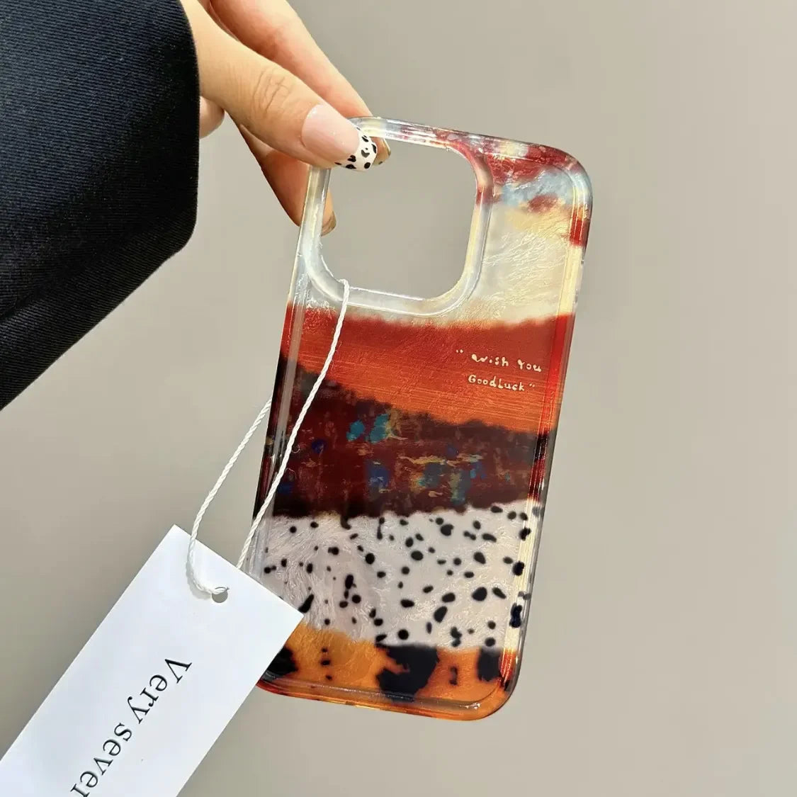 Ins Color Blocking Splicing Blocks Cartoon Simple Girl Phone Case For iPhone