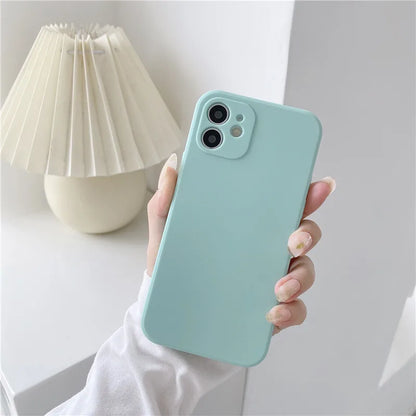 Ultra Thin Shockproof Silicone Phone Case For iPhone