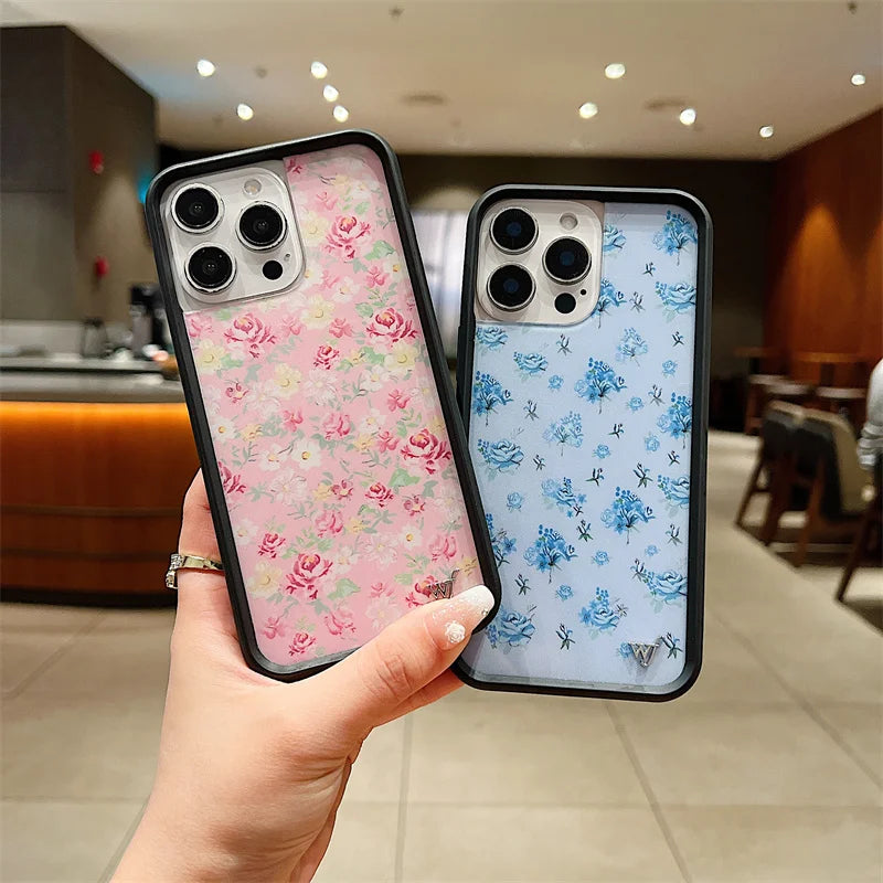 Wildflower Red Roses Phone Case For iPhone
