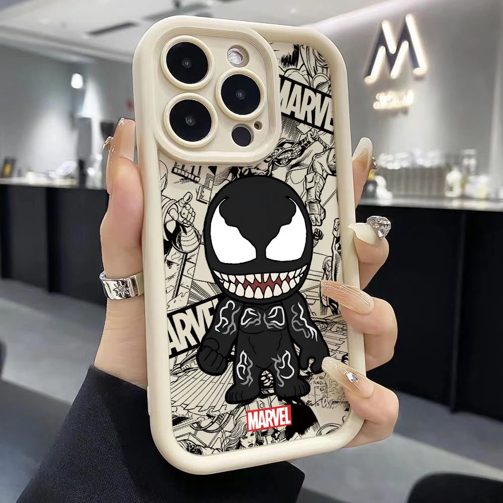 Spiders Phone Case For Mans iPhone Soft Back Cover