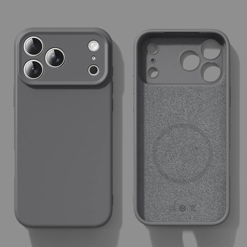 New Liquid Magnetic Silicone Phone Case For iPhone