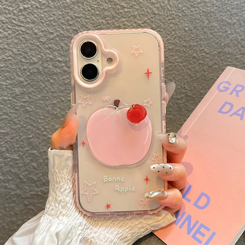 Fashion Rotatable Red Phone Case