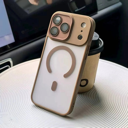 Original Matte Translucent Lens Protect Magsafe Phone Case For iPhone