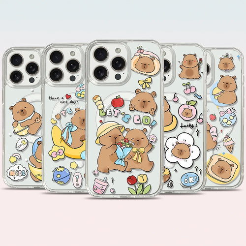 Cute Capybara Magnetic Phone Case