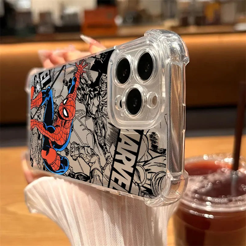 Cool Marvel Spider Man Venom Clear Case For iPhone