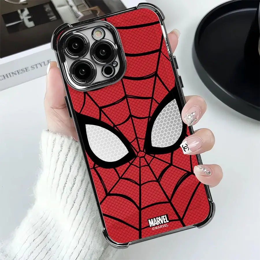 Case For Apple iPhone Cover Marvel Spiderman Logo