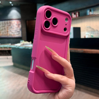Cases Luxury Pure Color Soft Silicone Shockproof Phone Case For iPhone